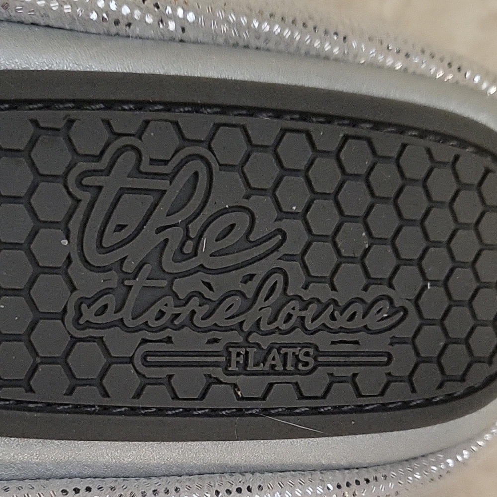 Chic Silver Women's Loafers - Picture 3 of 5